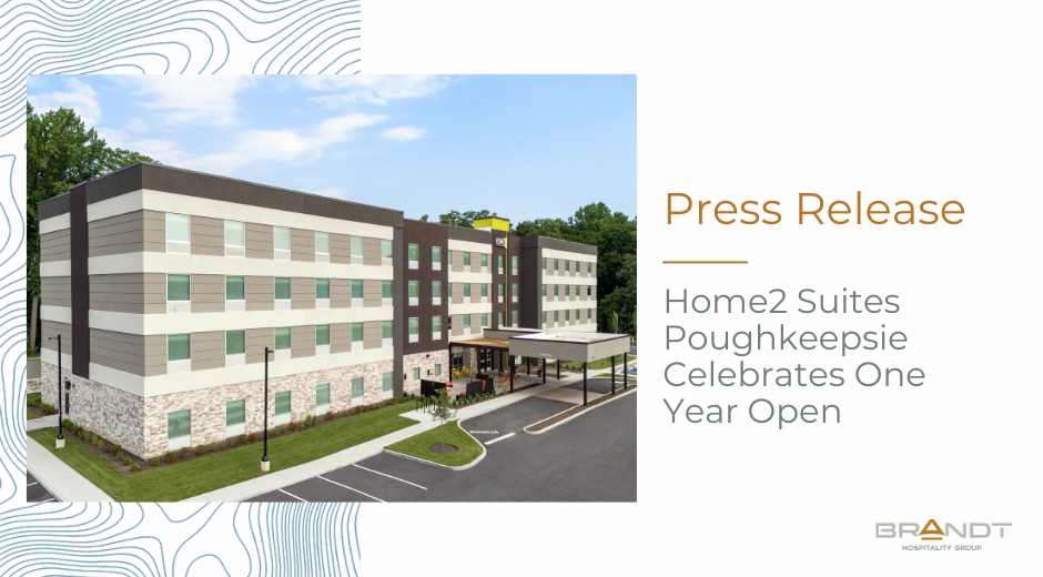 Graphic with photo of hotel
