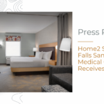 Renovated Home2 Suites hotel room.