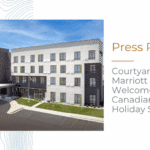 Four-story Courtyard by Marriott Fargo exterior